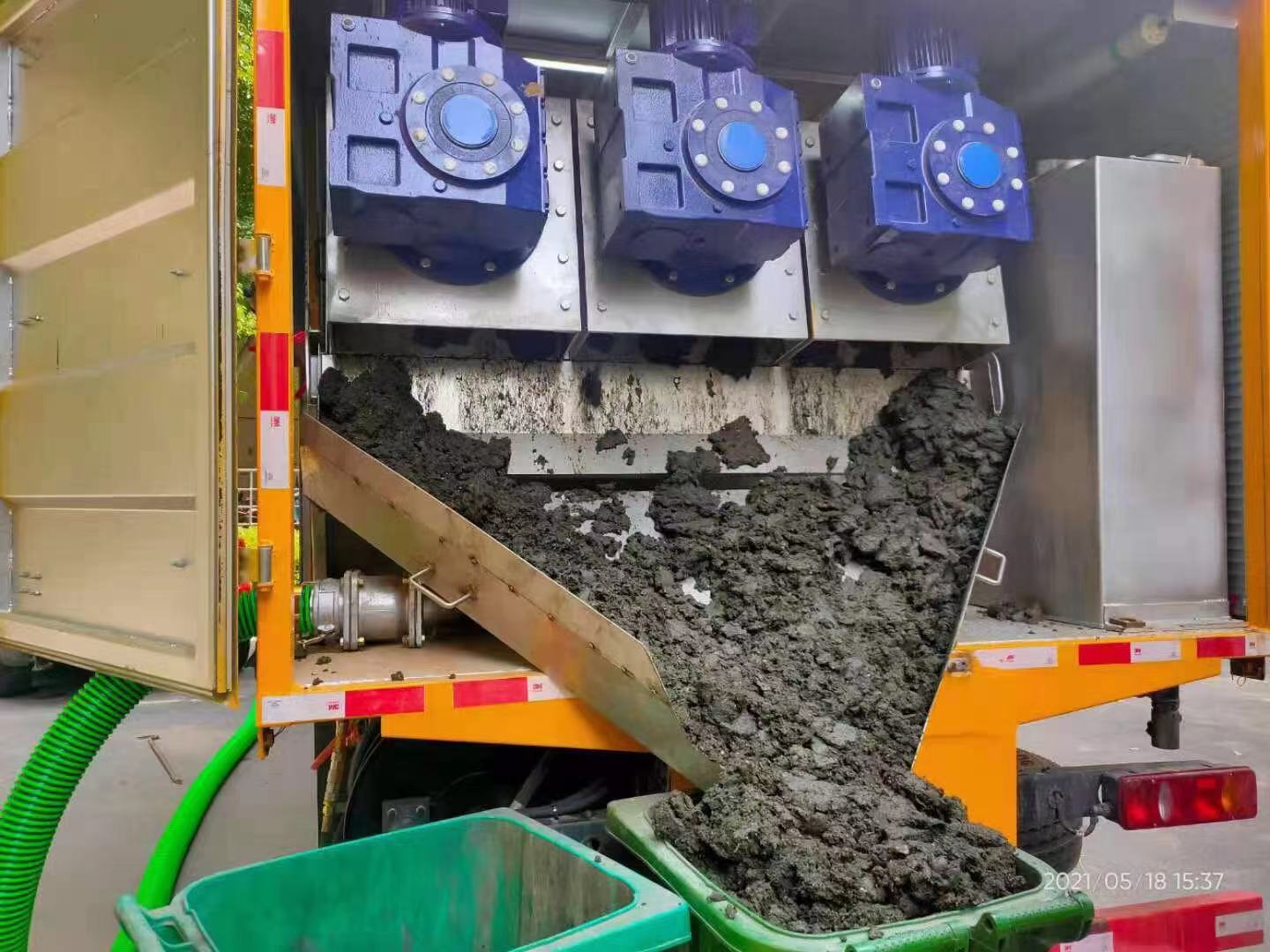 延川化粪池清掏城市维护站-泥浆净化干湿分离处理